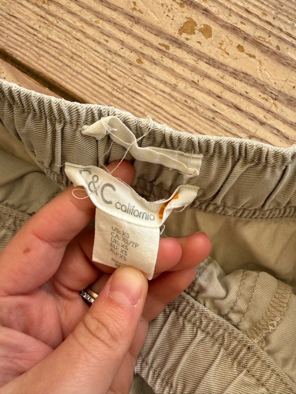 C&C California cargo pants size xs - Picture 2 of 3